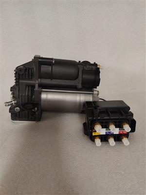 NEW HIGH QUALITY REPLACEMENT AIRMATIC SUSPENSION PUMP AND VALVE BLOCK FOR MERCED