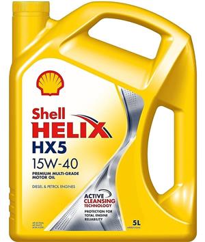 shell Helix HX5 oil 15w40 5L