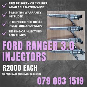 FORD RANGER 3.0 INJECTORS FOR SALE WITH WARRANTY 