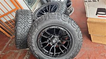 Ford Ranger/Toyota Hilux Gd6 Brand new mags  size 17+tyres 265/70/17 Good year