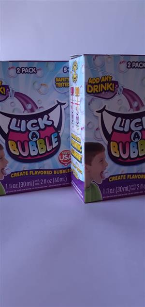 Unusual toys - lick-a-bubble