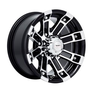 15″ A-Line Lynx Black Machine Face 6/139 7.5j ET0 108.1 Alloy Wheels