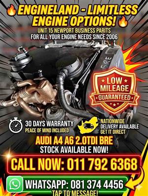 Imported 2.0tdi BRE engine for Audi A4, A6