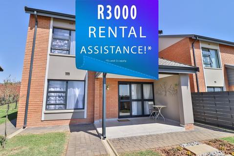 R3 000 rental assistance!*