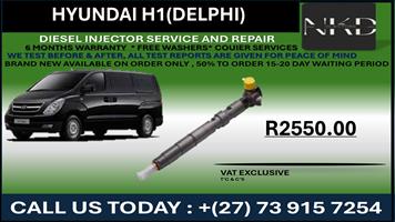 Hyundai H1 Delphi Diesel Injectors 