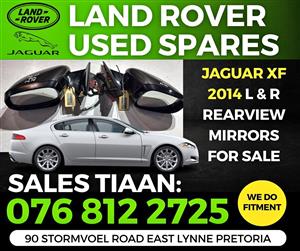 Land Rover and Jaguar Used Spares XF 2014 LEFT AND RIGHT Rear View Mirrors For Sale 3.0L SDV6