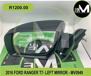 MIRROR - LEFT - FORD RANGER T7