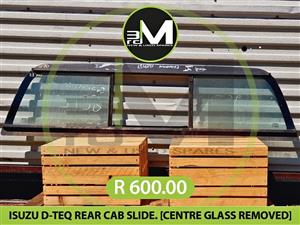 ISUZU D-TEQ REAR CAB SLIDE. CENTRE GLASS REMOVED