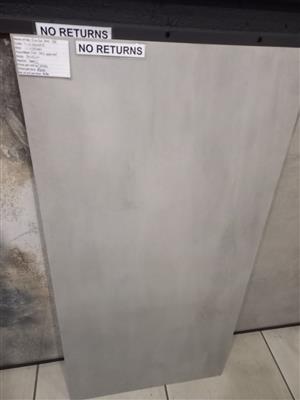 Porcelain Large Format tiles Rainfall Grey Slip resistant RCD50005/R  A Grade   