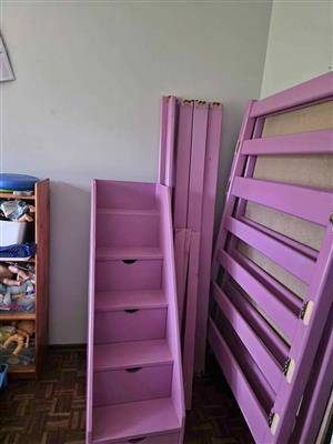 3/4 single loft bed
