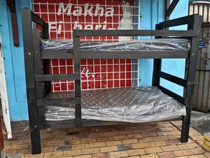 Wooden double Bunk on special with mattresses