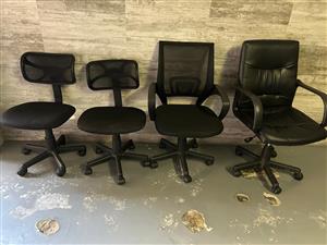 4 office chairs 