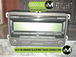 2014 VW AMAROK BLAUPUNKT RADIO (DOUBLE DIN)