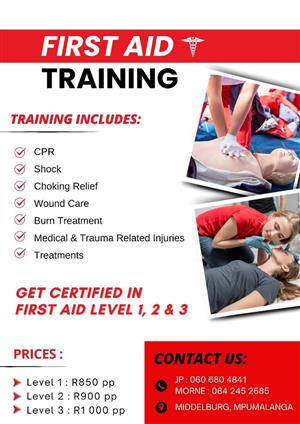 FIRST AID TRAINING 1-3