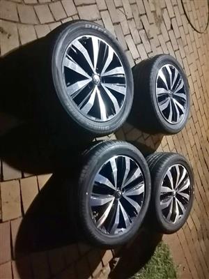 20inch VW Amarok original mags with brand new Bridgestone Dueller 