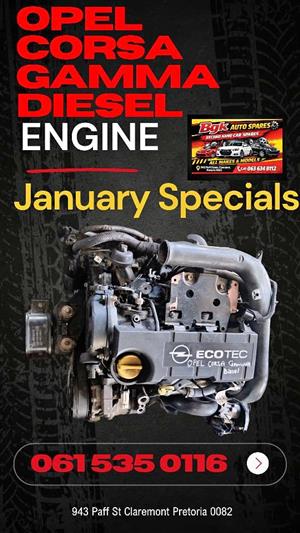 Opel corsa gamma diesel engine