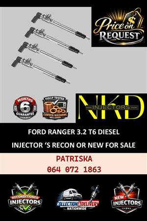 Quality Diesel injectors - FORD RANGER 3.2 T6 -Or recon 
