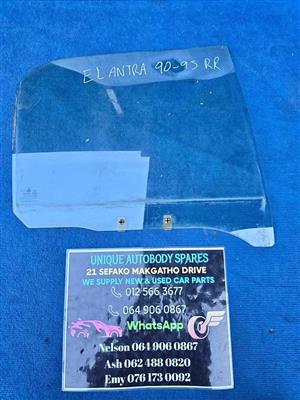Hyundai Elantra J1 Right Rear Door Window Glass