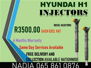 REBUILD AND TESTED DIESEL INJECTORS FOR SALE FOR NEW HYUNDAI H1