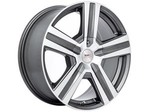 16″ A-Line Magnum 5/112 Gunmetal Machined face Alloy Wheels