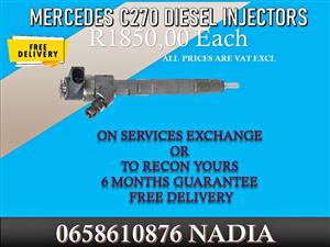 MERCEDES C270 DIESEL INJECTORS FOR SALE OR RECON YOUR OWN