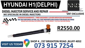 Hyundai H1 Delphi Diesel Injectors 