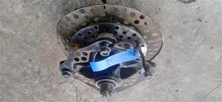 Yamaha Blaster front hub. Meyerton bike scrapyard new and secondhand spares and accessories.