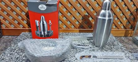 5 pcs stainless steel  Bar set