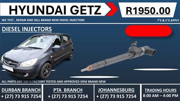 Hyundai Getz Diesel Injectors 