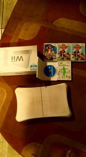 Wii with games for sale