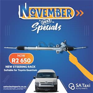 Toyota quantum deals steering rack price