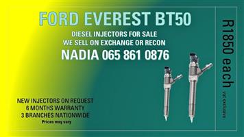 FORD EVEREST BT50 DIESEL INJECTORS FOR SALE