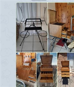Tackle Box 2 Draw and Tripod Stand