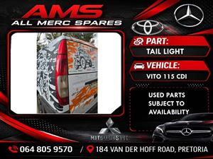 Mercedes Vito 115 CDI Tail Light for Sale