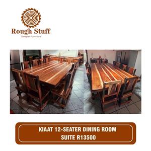 Kiaat 12-seater dining room suite R13500