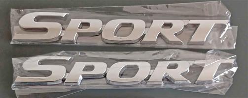 SPORT badges emblems stickers