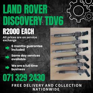 LAND ROVER DISCOVERY TDV6 INJECTORS FOR SALE WITH WARRANTY 