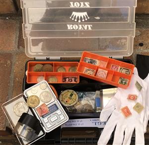 Stamp and coin collector toolkit