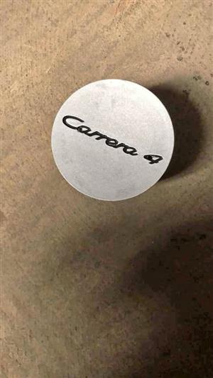 Porsche Carrera 4 wheel centre caps
