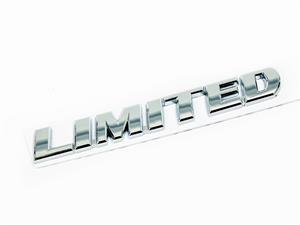 Chrome "limited edition" Sticker Badge (14x2cm)