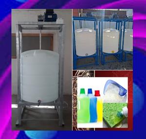 Launch detergent production – 500L mixer, guaranteed, locally made