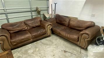 Kudu Leather Lounge Set – Large