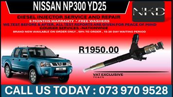 Nissan Np300 yd25 Diesel Injectors 