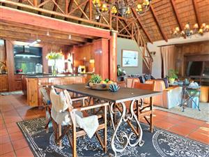 Luxurious Thatched-Roof Estate Home with Tennis Court
