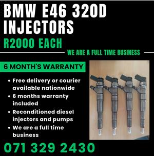 BMW E46 320D INJECTORS FOR SALE 