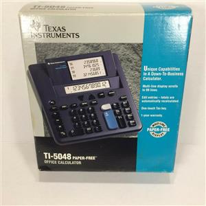 Texas Instruments - TI-5048 Paper-free office calculator