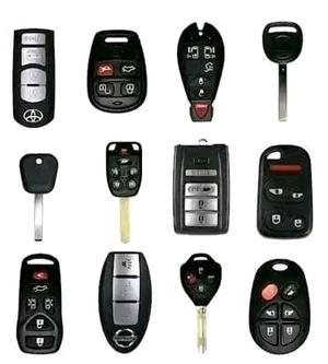 Car keys and cassings