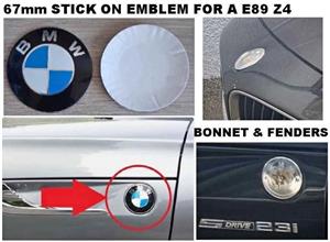 BM-W Z4 E89 bonnet & fender badge emblems