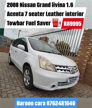 Call Haroon on 2008 Nissan Grand livina 1.6i 7