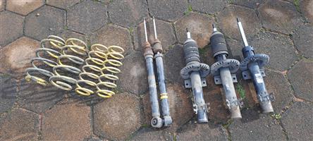 VW Polo Lowering Springs and Shocks Complete